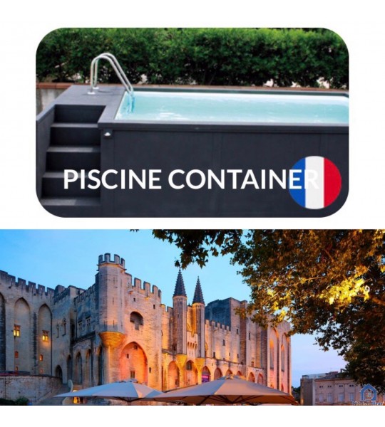 Avignon container piscine 5M25x2M55x1M26