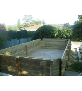 Prix Piscine bois hors sol 4Mx2M50x1M30