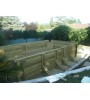 Montage piscine bois 6Mx4Mx1M30 rectangulaire