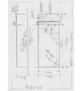 (5702) Niederlenz Schweiz Piscine Container acier 8M50x3M20x1M65