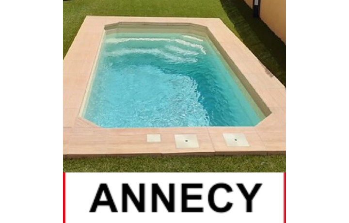 74000 - Annecy - Coque piscine 4M40x2M30x1M35 ☘️