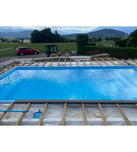 ✅ Piscine coque rectangulaire 11Mx4Mx1M50 (84400 Gargas)