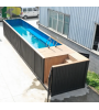 Charjah Dubai Piscine container 12Mx2M50x1M60