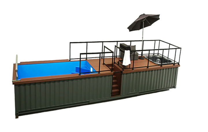 Charjah Dubai Piscine container 12Mx2M50x1M60