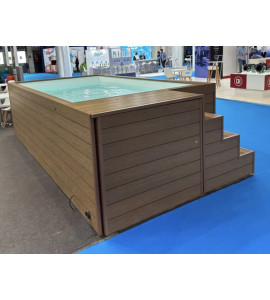 ▷ ▷  (Rennes) Piscine container 4M26x2M16x1M16 : Piscine autoportante