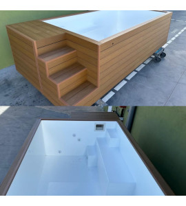 ▷ ▷  (Rennes) Piscine container 4M26x2M16x1M16 : Piscine autoportante